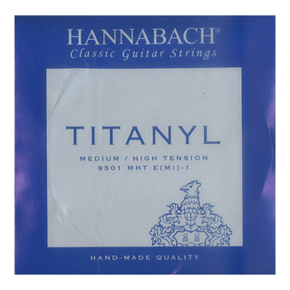 HANNABACH9501MHT Titanyl ミディアムハイテンション 1弦用 バラ弦 クラシックギター弦