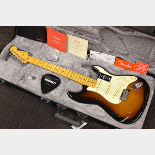 Fender American Professional II Stratocaster Maple Fingerboard Anniversary 2-Color Sunburst #US23085623