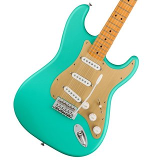 Squier by Fender 40th Anniversary Stratocaster Vintage Edition Maple Fingerboard Gold Anodized Pickguard Satin Seafoa