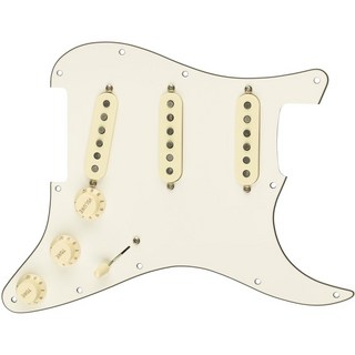 FenderPre-Wired Strat Pickguard， Custom '69 SSS (Parchment) [#0992341509]
