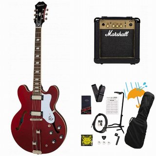 Epiphone Riviera Sparkling Burgundy (SBU) エレキギター セミアコ Marshall MG10アンプ付属エレキギター初心者セッ