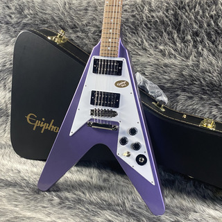 EpiphoneKirk Hammett 1979 Flying V  Purple Metallic