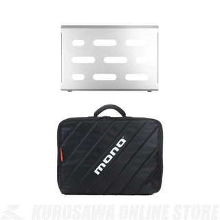 MONO PFX-PB-S-SLV-BDL[Pedalboard Small, Silver and Club Accessory Case 2.0, Black]【ペダルボードケース】