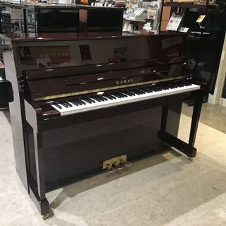 KAWAI 【展示品限り10％OFF】K-114SN マホガニー艶出し塗装仕上げ アップライトピアノ 88鍵盤 島村楽器オリジナル