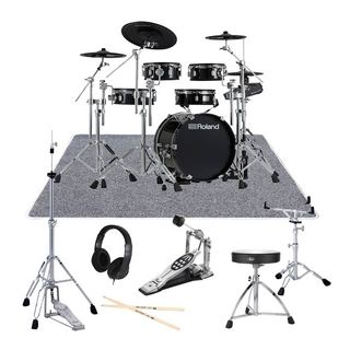 Roland V-Drums Acoustic Design VAD316 w/KD-18-BK & DTS330 シングルフルオプションセット