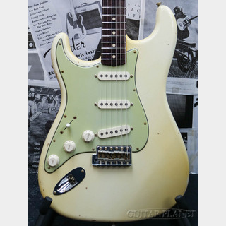 Fender Custom Shop MBS 1961 Stratocaster Journeyman Relic Left Handed -Aged Olympic White- by Vincent Van Trigt