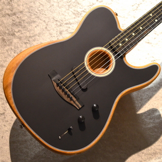 FenderAmerican Acoustasonic Telecaster Ebony Fingerboard Black #US234215A 【軽量2.12kg】