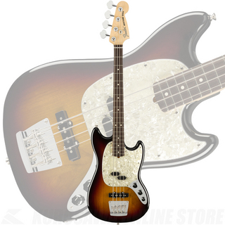 Fender American Performer Mustang Bass, Rosewood, 3-Color Sunburst 【アクセサリープレゼント】(ご予約受付中)