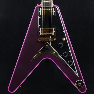 Gibson Custom ShopDemo Guitar/Mod Collection Flying V Custom Hot Pink Satin