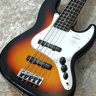 FenderMade in Japan Hybrid II Rosewood Fingerboard Jazz Bass V -3-Tone Sunburst-【旧価格個体】【町田店】