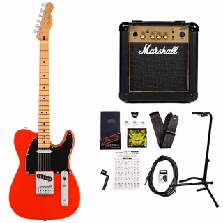 Fender Player II Telecaster Maple Fingerboard Coral Red フェンダー MarshallMG10アンプ付属エレキギター初心者