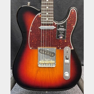 Fender American Professional II Telecaster -3-Color Sunburst/Rose-【US22090137】【3.46kg】