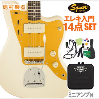 Squier by Fender J Mascis Jazzmaster Vintage White 初心者14点セット ミニアンプ付 ジャズマスター