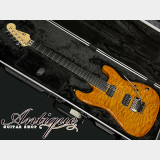 Charvel USA Custom Shop San Dimas 2H Ebony 2017 Amber Lager Burst /Killer Quilt /FRT 3.80kg "Mint Condition"