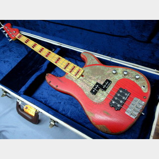 Paoletti Guitars SkyBass Loft 4Strings Red 