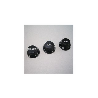 Montreux Selected Parts / Strat 1V2T knob set Black [818]