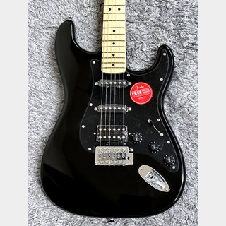 Squier by FenderSonic Stratocaster HSS Black / Maple 【2024年製】