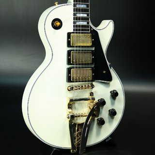 Gibson Custom Shop Murphy Lab 1957 Les Paul Custom Rei 3PU w/Bigsby Ultra Light Aged Polaris White【名古屋栄店】