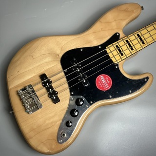 Squier by FenderClassic Vibe ’70s Jazz Bass Maple Fingerboard Natural エレキベース ジャズベース【現物画像】【保証書