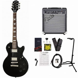Epiphone Inspired by Gibson Les Paul Studio Ebony エピフォン レスポール スタジオ FenderFrontman10Gアンプ付属