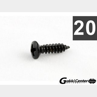ALLPARTS Pack of 20 Black Gibson Size Pickguard Screws/7510