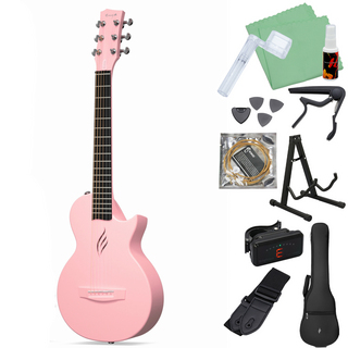 Enya NOVA GO Mini Pink アコースティックギター初心者12点セット ミニギター