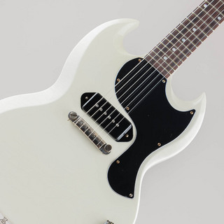 Gibson Custom ShopMurphy Lab 1963 SG Junior Polaris White Ultra Light Aged Lightning Bar【S/N:401883】