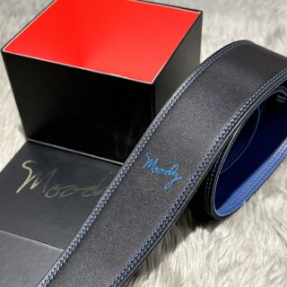 MoodyLeatherStrapL&L2.5STD Black/Blue