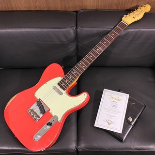Fender Custom Shop2024 Time Machine 1963 Telecaster Relic Aged Fiesta Red SN. CZ577720