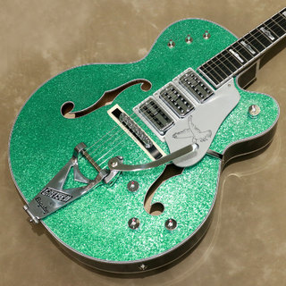 Gretsch G6136T Kenny Falcon II with String-Thru Bigsby, Ebony Fingerboard, Early Summer Green Sparkle