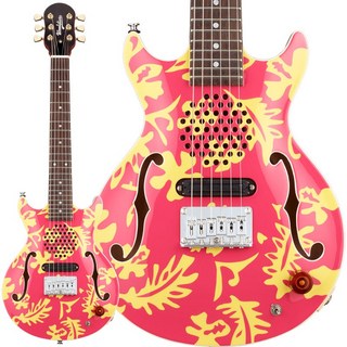 Woodstics GuitarsWS-MINI ALOHA(Pink & Yellow Aloha)[Produced by Ken Yokoyama]【横山健プロデュースブランドWoodstics...