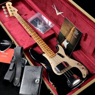 Fender Custom Shop 1958 Precision Bass Relic Maple Neck Black(重量:3.95kg)【渋谷店】