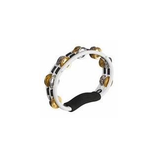 MeinlRecoeding-Combo Hand Held ABS TAMBOURINE - White [TMT1M-WH]