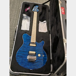 MUSIC MAN USA AXIS QUILTED MAPLE "TRANS BLUE" 【奇跡の限定復活】良杢個体!!!