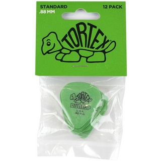 Jim Dunlop Tortex Standard 0.88mm Green Player's Pack ギターピック 12枚パック