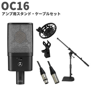 AUSTRIAN AUDIO OC16 アンプ用スタンド・ケーブルセット 単一指向性 コンデンサーマイク