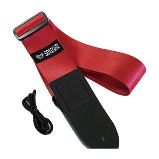 Soldier StrapSoldier Strap ソルジャーストラップ STP-NST-1150 赤 ギターストラップ