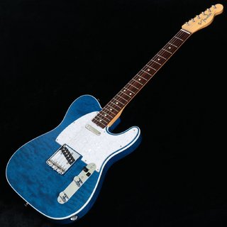 Fender ISHIBASHI FSR MIJ Traditional 60s Custom Telecaster Quilted Maple/Ash Translucent Blue [3.46kg]【池