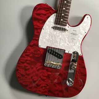 FenderMade in Japan Hybrid II 2024 Collection Telecaster Quilt Red Beryl エレキギター テレキャスター