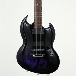 EDWARDS Artist Series / E-KV-7st / 薫 Model Black w/Purple Sparkle Skull 【心斎橋店】