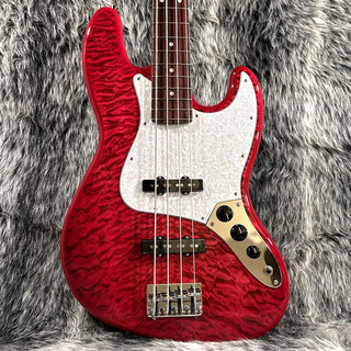 Fender 2024 Collection Made in Japan Hybrid II Jazz Bass Quilt Red Beryl Rosewood 