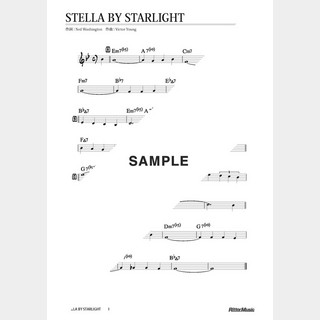 楽譜 Stella By Starlight