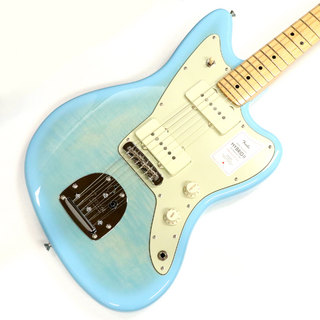 Fender2024 Collection Made in Japan Hybrid II Jazzmaster, Maple Fingerboard, Flame Celeste Blue
