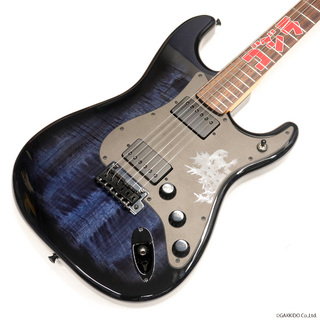 Fender Made in Japan Godzilla Stratocaster, Rosewood Fingerboard, Godzilla Blue