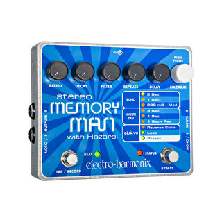 Electro-Harmonix Stereo Memory Man with Hazarai ディレイ ギターエフェクター 正規輸入品