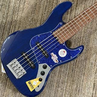 バッカス！エレキベース 青 21フレット Bacchus Universe Series GS-2DX RSM/M (Galaxy Blue Burst) ｜イケベ