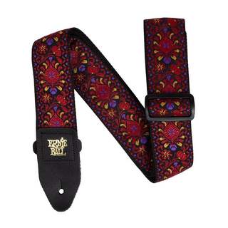 ERNIE BALL EB5369 Crimson Royal Bloom Classic Jacquard Guitar Strap/Bass Strap ギターストラップ【横浜店】