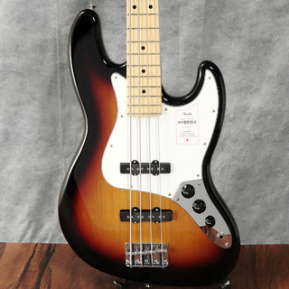 FenderMade in Japan Hybrid II Jazz Bass Maple Fingerboard 3-Color Sunburst    【梅田店】