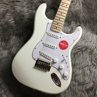 Squier by Fender Affinity Series Stratocaster Maple Fingerboard Olympic White【現物画像】