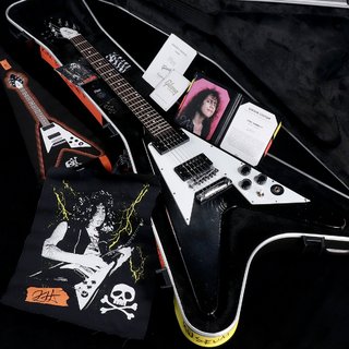 Gibson Custom Shop Kirk Hammett 1979 Flying V Ebony Murphy Lab Replica Aged(重量:2.95kg)【渋谷店】